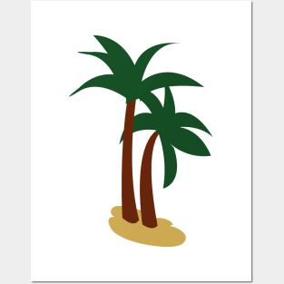 Cartoon Palm trees Posters and Art